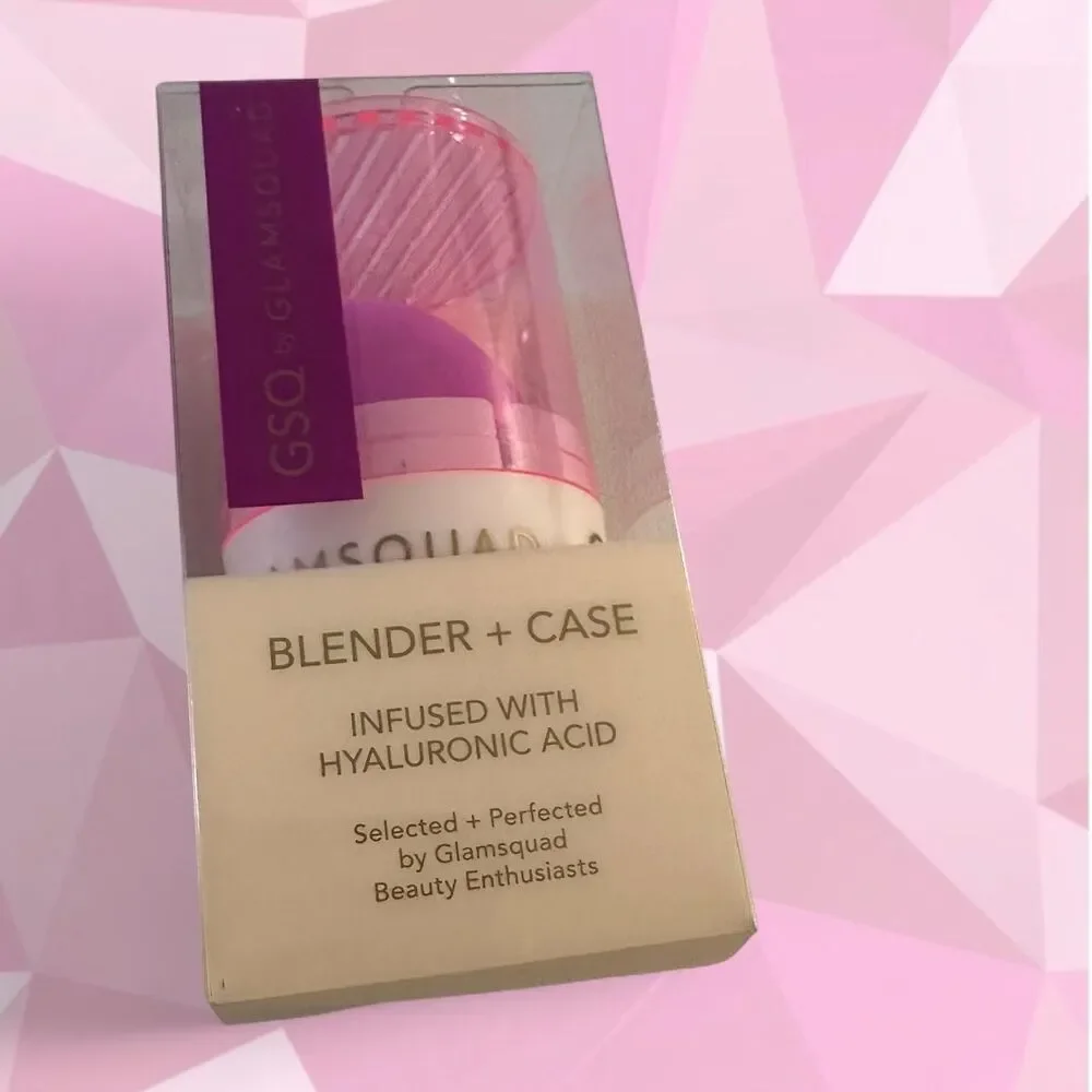 Glamsquad Pink and Purple Hyaluronic Acid Beauty Blender